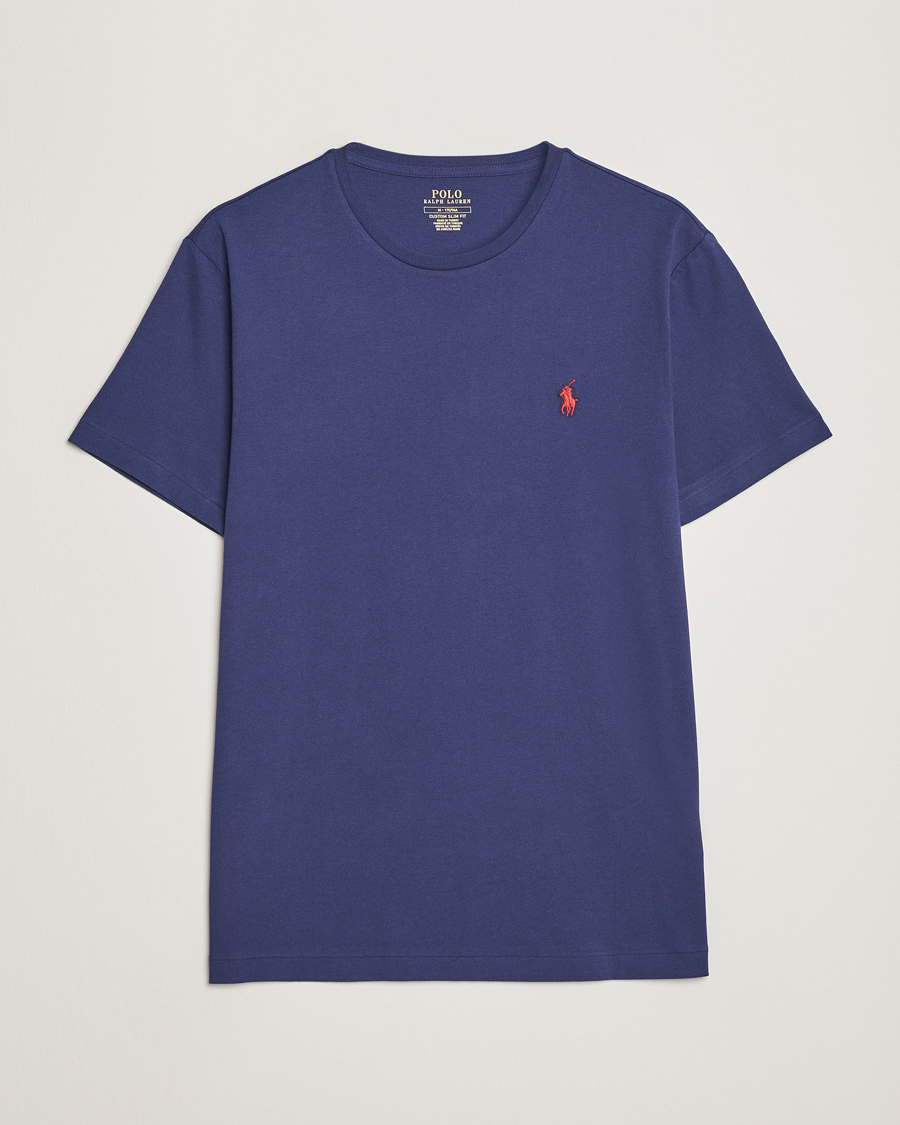 Men | T-Shirts | Polo Ralph Lauren | Crew Neck T-Shirt Boathouse Navy