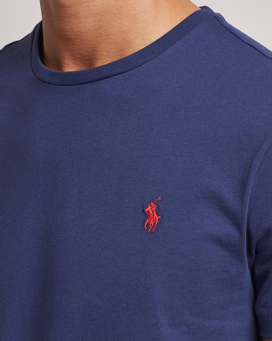 Men | T-Shirts | Polo Ralph Lauren | Crew Neck T-Shirt Boathouse Navy