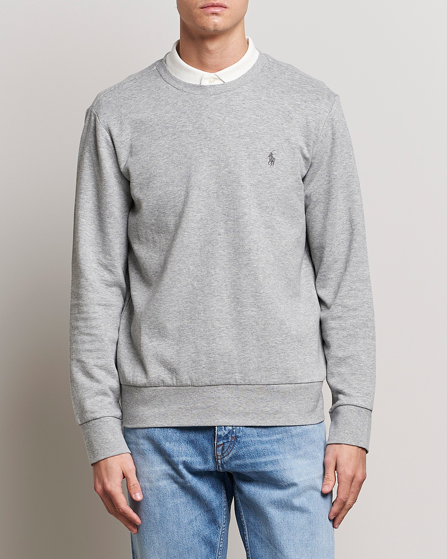 Men | Grey sweatshirts | Polo Ralph Lauren | Double Knitted Jersey Sweatshirt Andover Heather