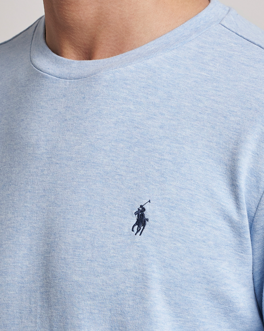 Men | Sweaters & Knitwear | Polo Ralph Lauren | Double Knitted Jersey Sweatshirt Elite Blue Heather