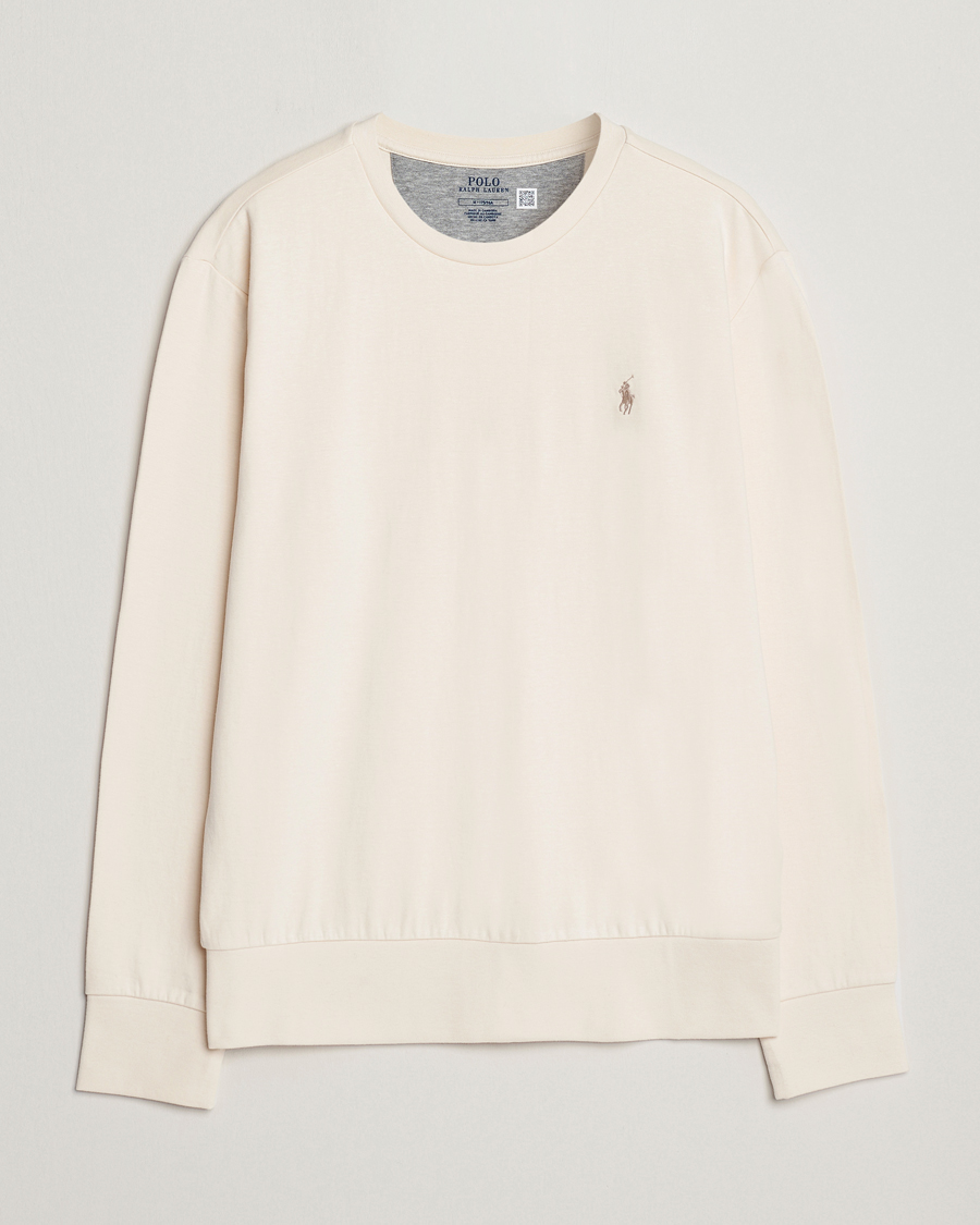 Men |  | Polo Ralph Lauren | Double Knitted Jersey Sweatshirt Guide Cream
