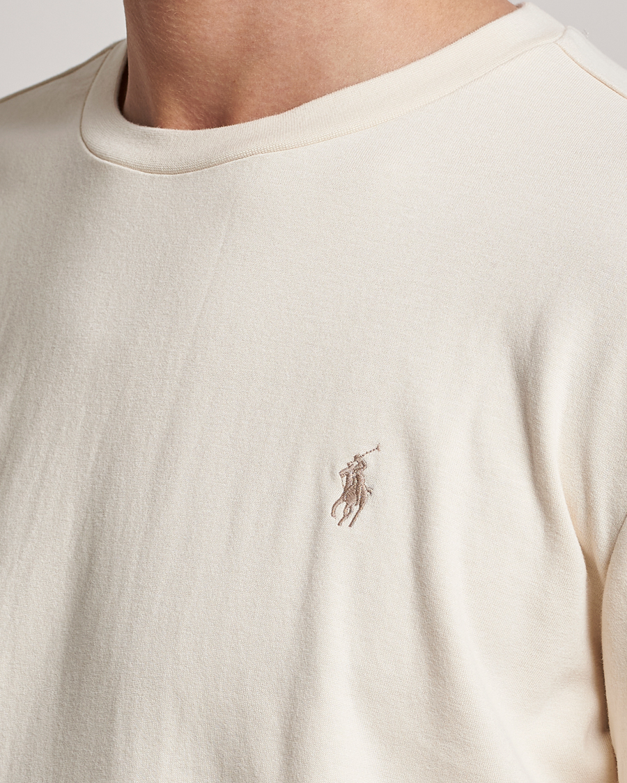 Men | Sweaters & Knitwear | Polo Ralph Lauren | Double Knitted Jersey Sweatshirt Guide Cream