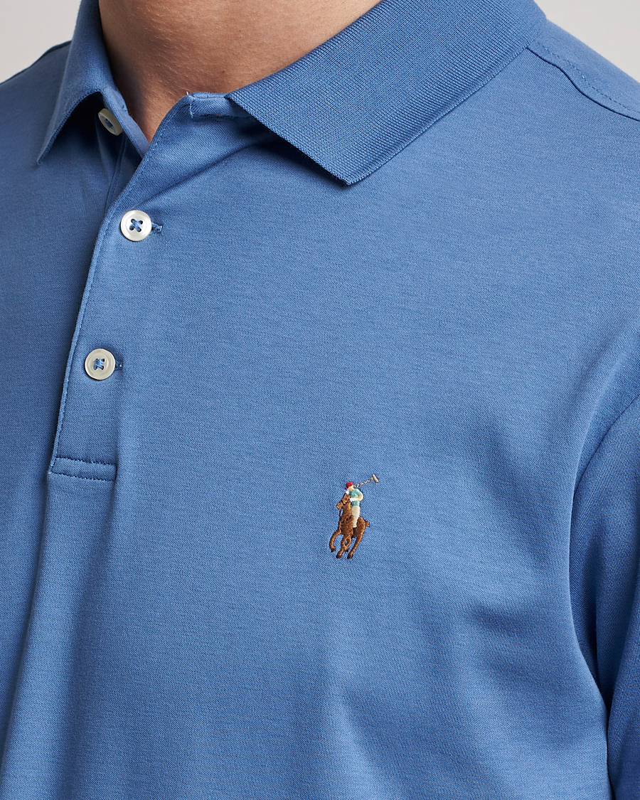 Men | Polo Shirts | Polo Ralph Lauren | Luxury Pima Cotton Polo French Blue