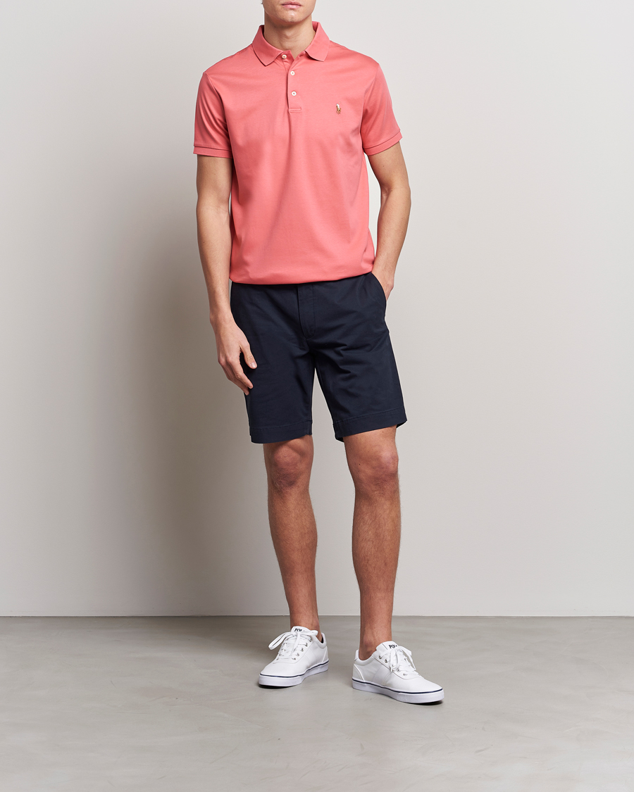Men | Polo Shirts | Polo Ralph Lauren | Luxury Pima Cotton Polo Red Sky