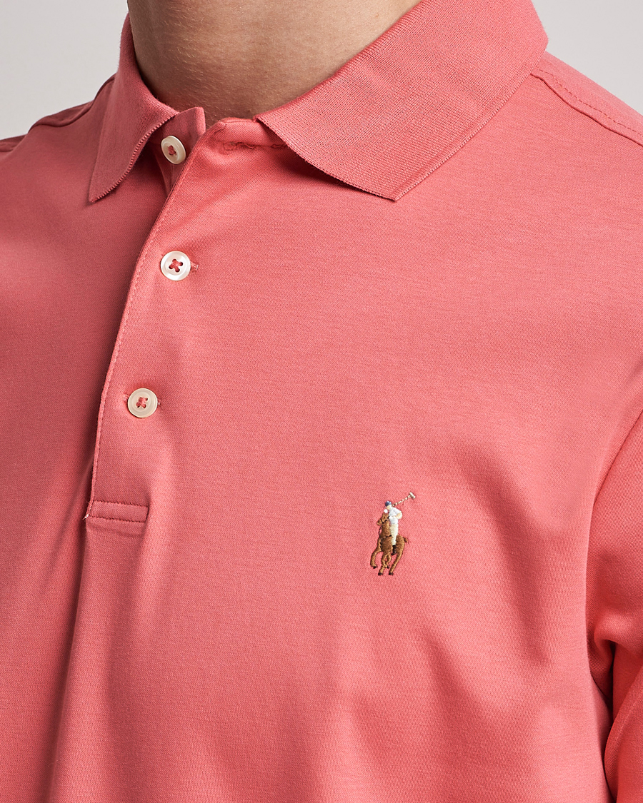 Men | Polo Shirts | Polo Ralph Lauren | Luxury Pima Cotton Polo Red Sky
