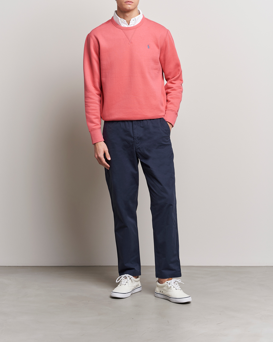 Men | Sweaters & Knitwear | Polo Ralph Lauren | Crew Neck Sweatshirt Red Sky