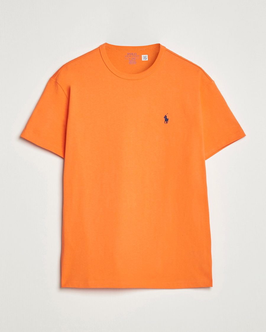Men | T-Shirts | Polo Ralph Lauren | Heavyweight Crew Neck T-Shirt Orange