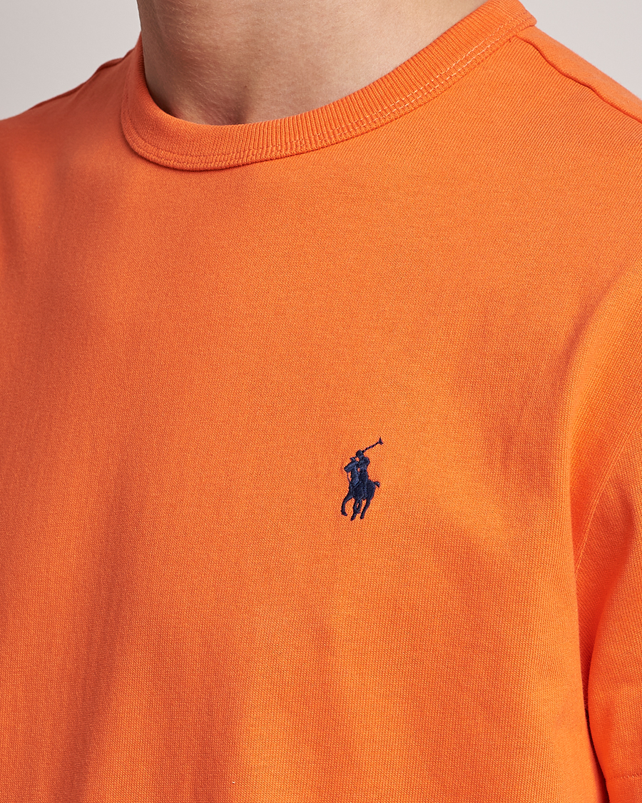 Men | T-Shirts | Polo Ralph Lauren | Heavyweight Crew Neck T-Shirt Orange