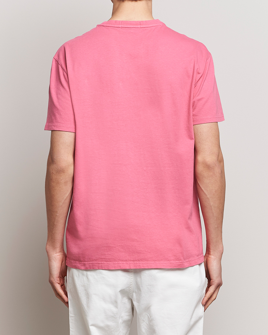 Men | T-Shirts | Polo Ralph Lauren | Cotton/Linen Crew Neck T-Shirt Red Sky