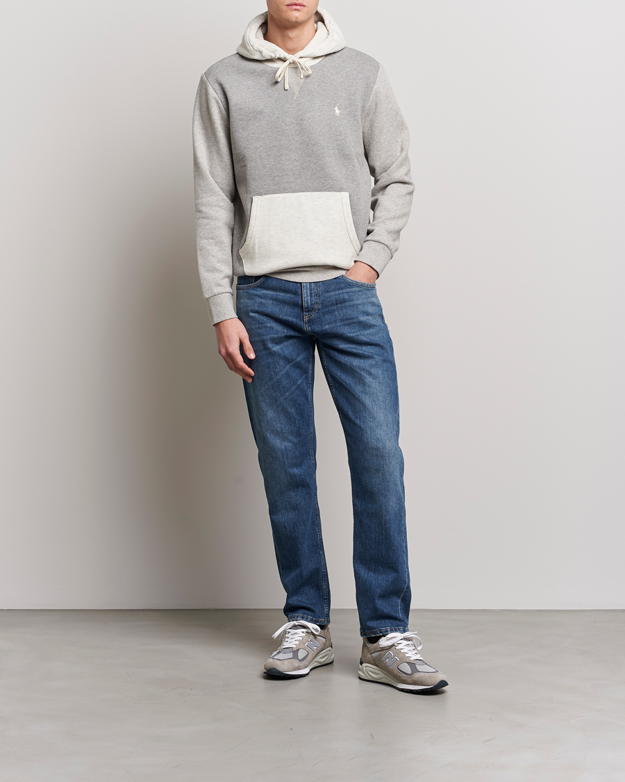 Men | Sweaters & Knitwear | Polo Ralph Lauren | RL Fleece Colorblocked Hoodie Heather Multi