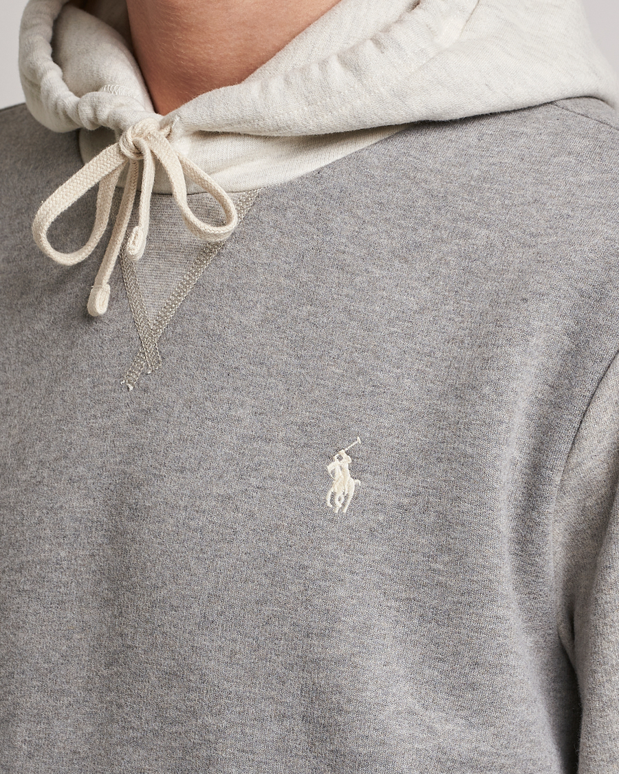 Men | Sweaters & Knitwear | Polo Ralph Lauren | RL Fleece Colorblocked Hoodie Heather Multi