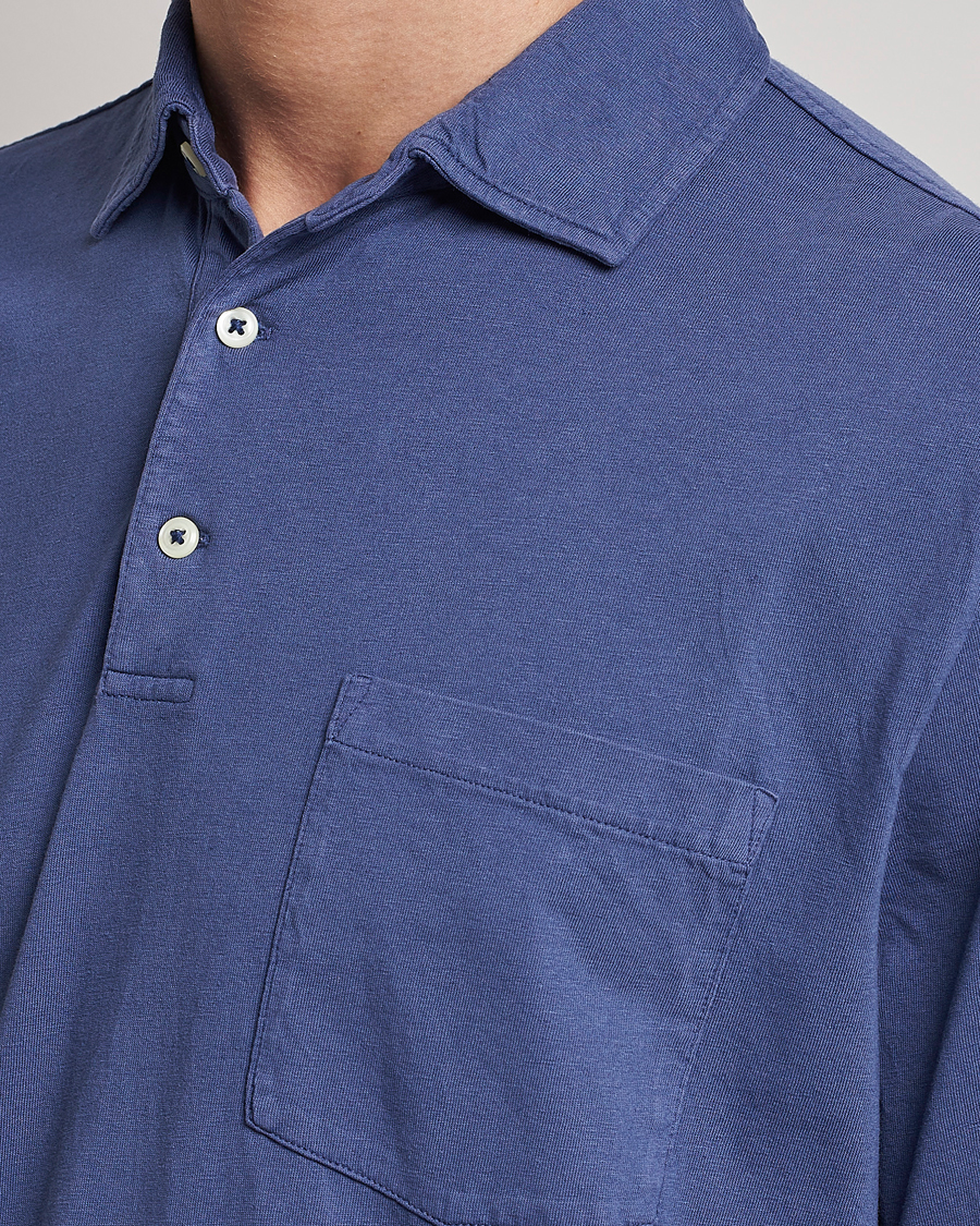 Men | Polo Shirts | Polo Ralph Lauren | Cotton/Linen Polo Boathouse Navy
