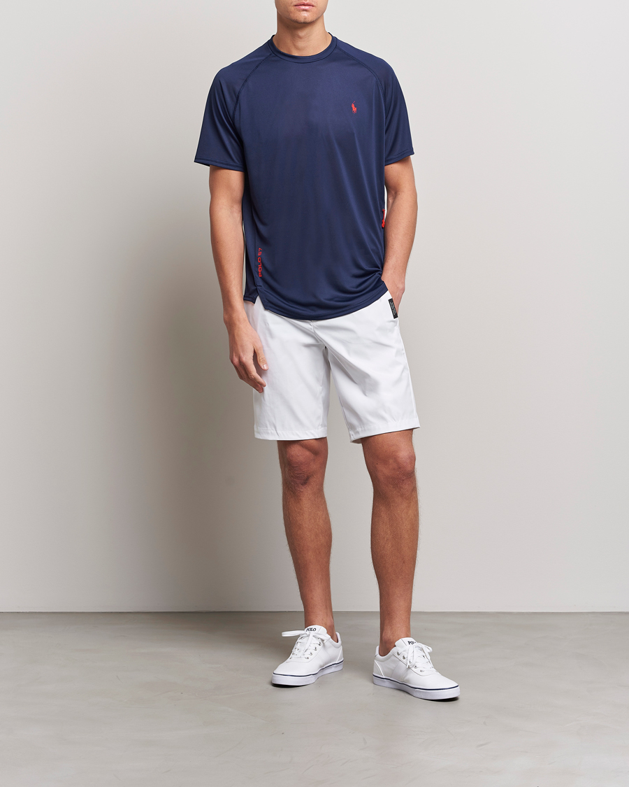 Men | T-Shirts | Polo Ralph Lauren | Performance Jersey Crew Neck T-Shirt Newport Navy
