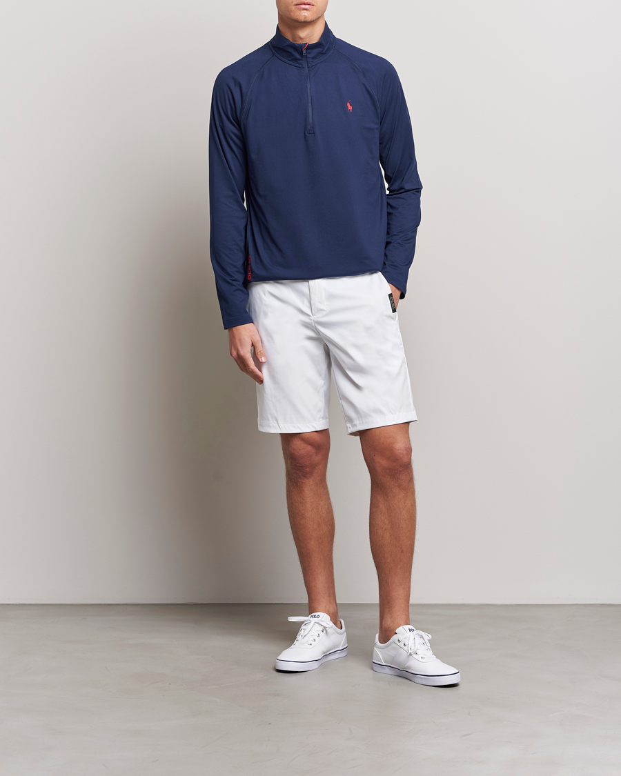 Men | Sweaters & Knitwear | Polo Ralph Lauren | Performance Jersey Half-Zip Newport Navy