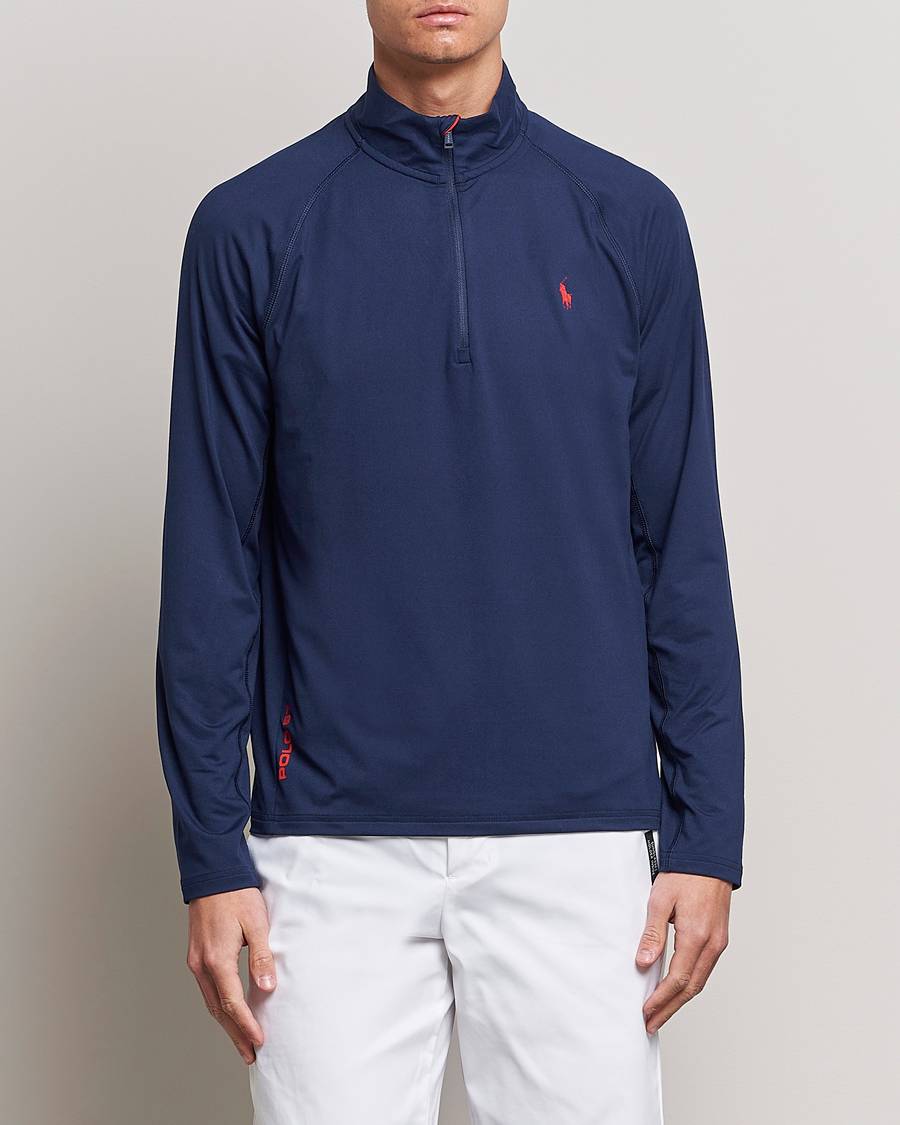 Polo Ralph Lauren Performance Jersey Half-Zip Newport Navy at