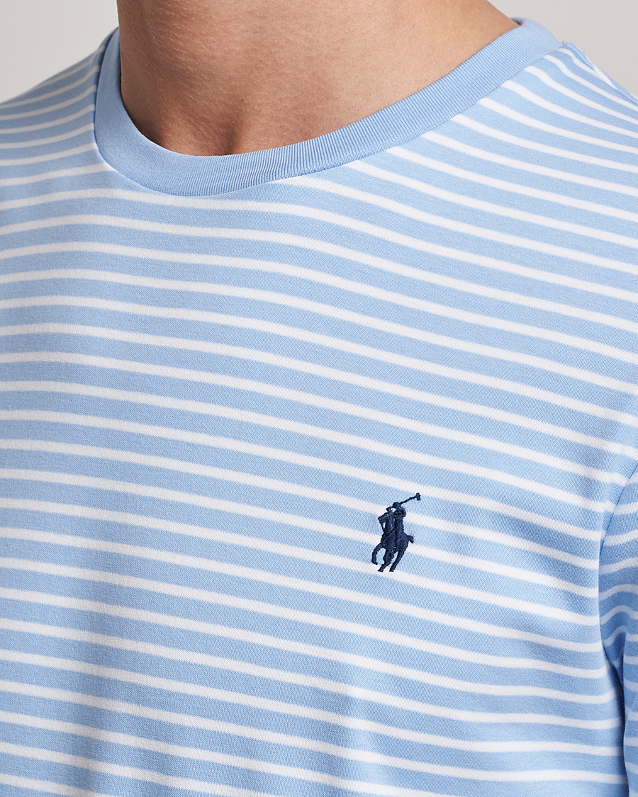 Men | T-Shirts | Polo Ralph Lauren | Luxury Pima Cotton Striped T-shirt Blue/White