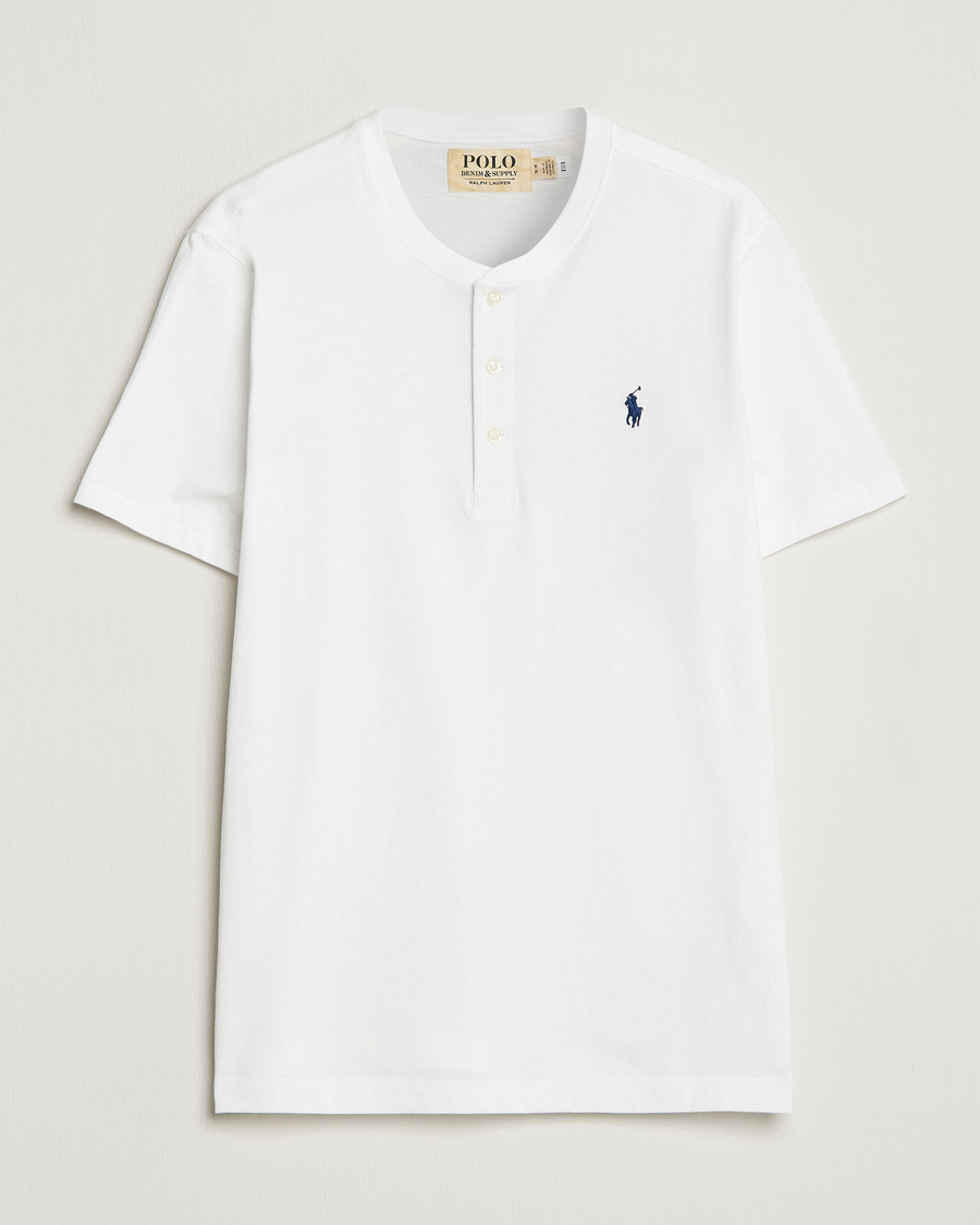 Men | T-Shirts | Polo Ralph Lauren | Slub Jersey Henley T-Shirt White