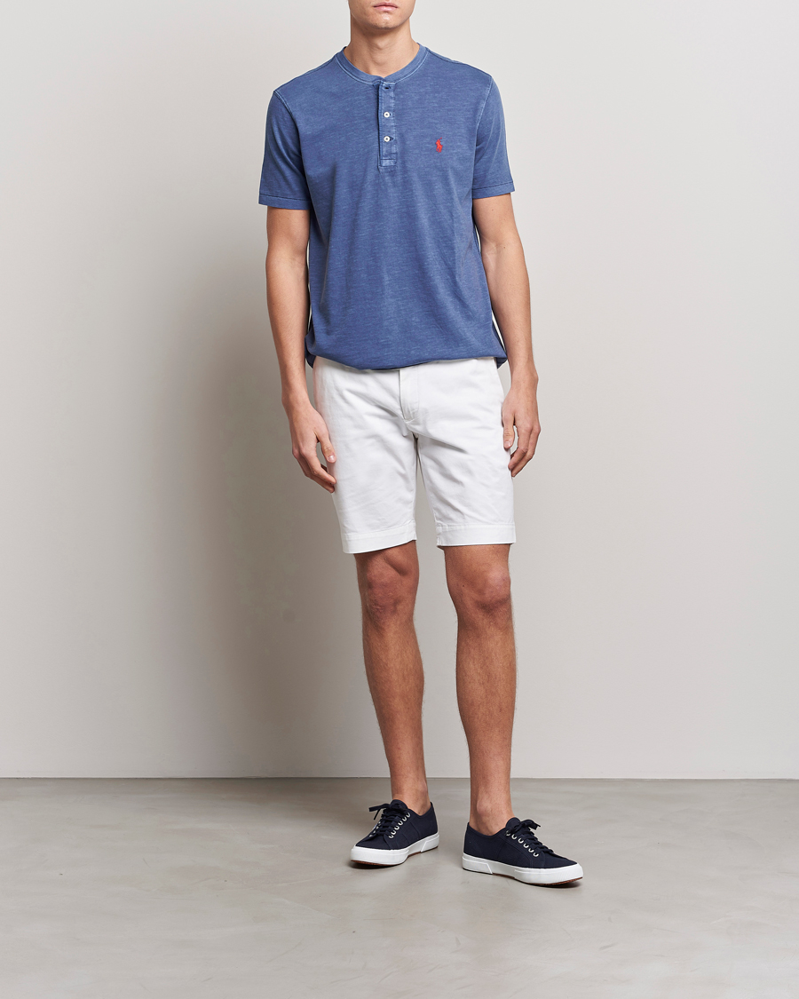 Men | T-Shirts | Polo Ralph Lauren | Slub Jersey Henley T-Shirt Light Navy