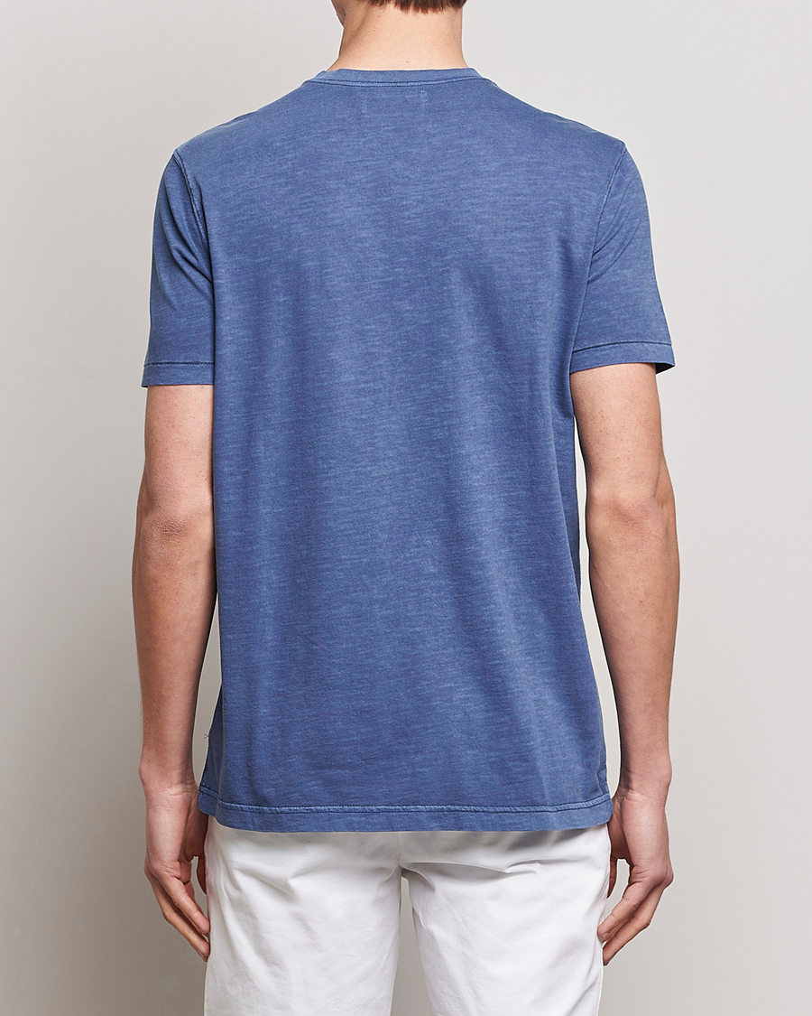 Men | T-Shirts | Polo Ralph Lauren | Slub Jersey Henley T-Shirt Light Navy