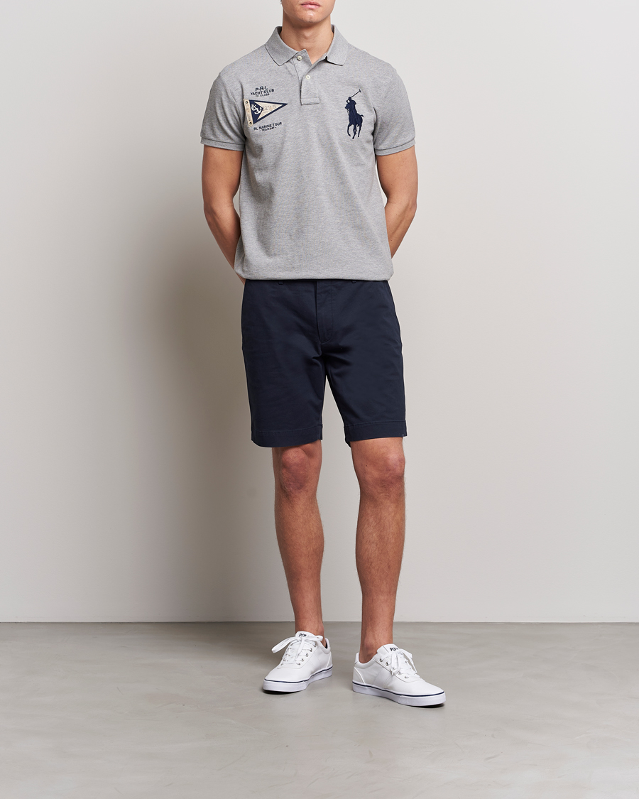 Men | Polo Shirts | Polo Ralph Lauren | Custom Slim Fit Regatta Polo Andover Heather
