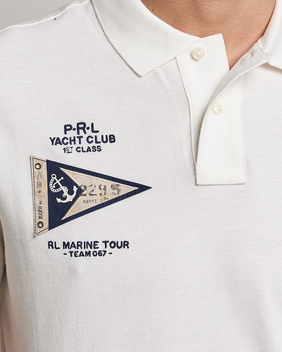 Men | Polo Shirts | Polo Ralph Lauren | Custom Slim Fit Regatta Polo Nevis White
