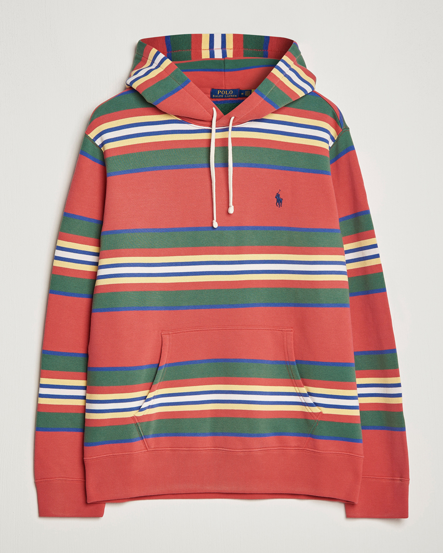 Polo Ralph Lauren Yarn Died Fleece Striped Hoodie Multi at
