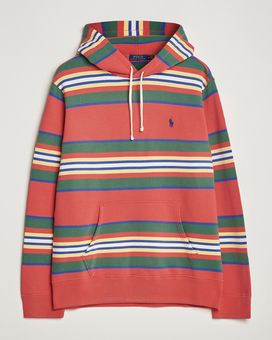 Men | Hooded Sweatshirts | Polo Ralph Lauren | Yarn Died Fleece Striped Hoodie Multi
