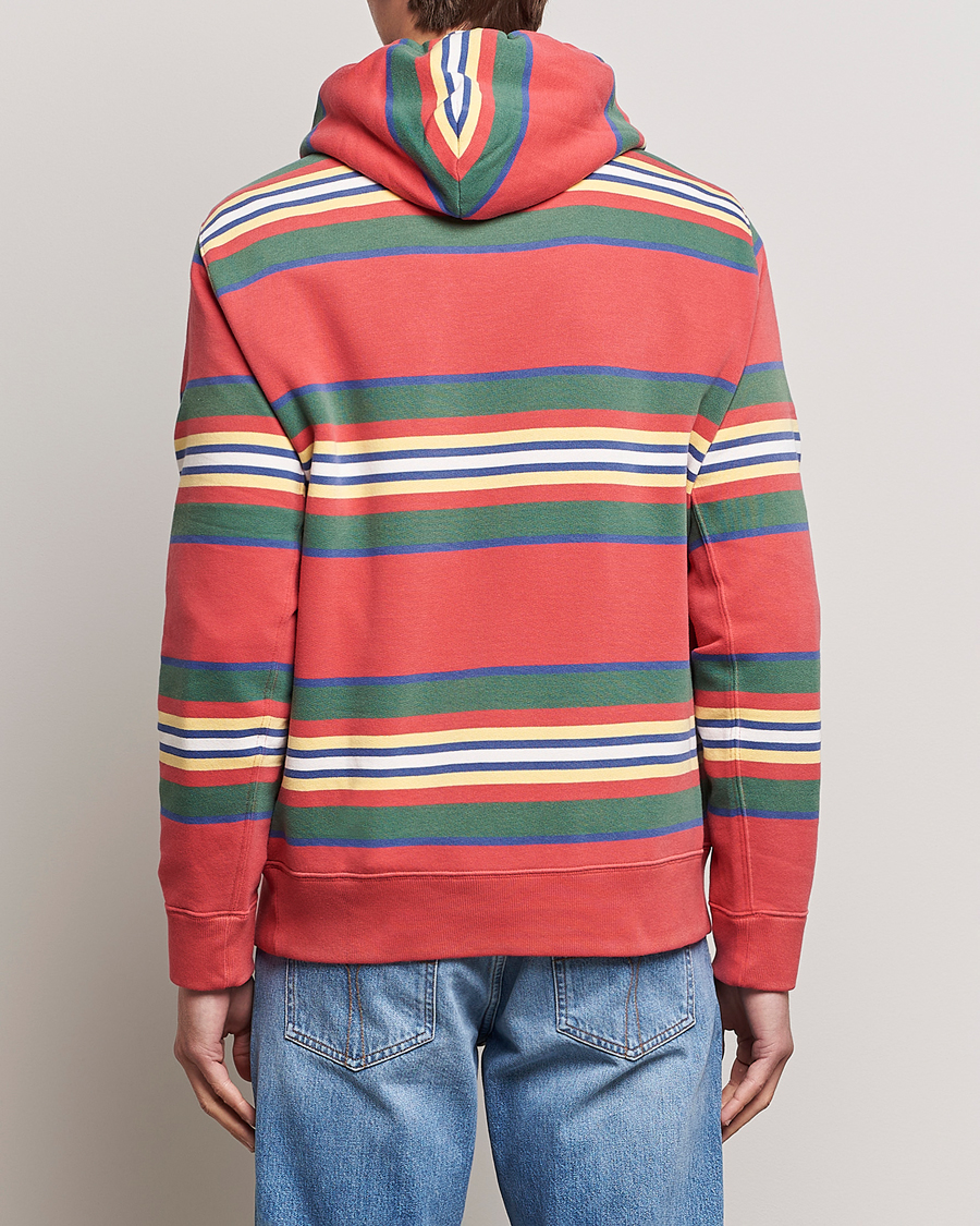 Men | Sweaters & Knitwear | Polo Ralph Lauren | Yarn Died Fleece Striped Hoodie Multi