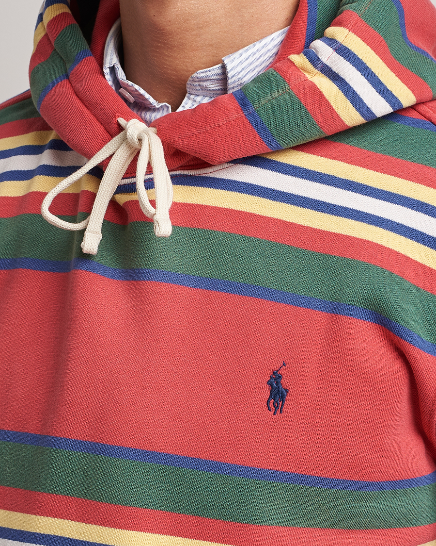 Men | Sweaters & Knitwear | Polo Ralph Lauren | Yarn Died Fleece Striped Hoodie Multi