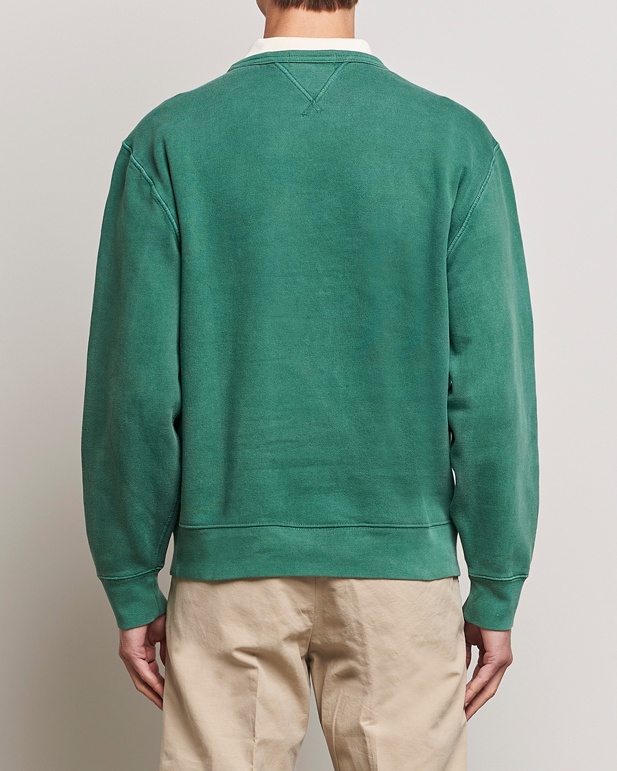 Men | Sweaters & Knitwear | Polo Ralph Lauren | Fleece Logo Sweatshirt Washed Forest