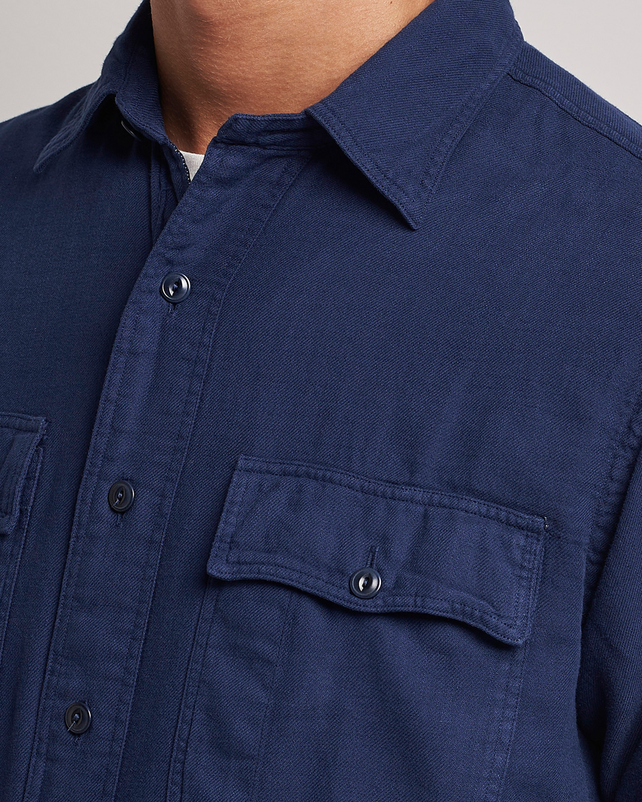 Men | Shirts | Polo Ralph Lauren | Cotton Overshirt Newport Navy