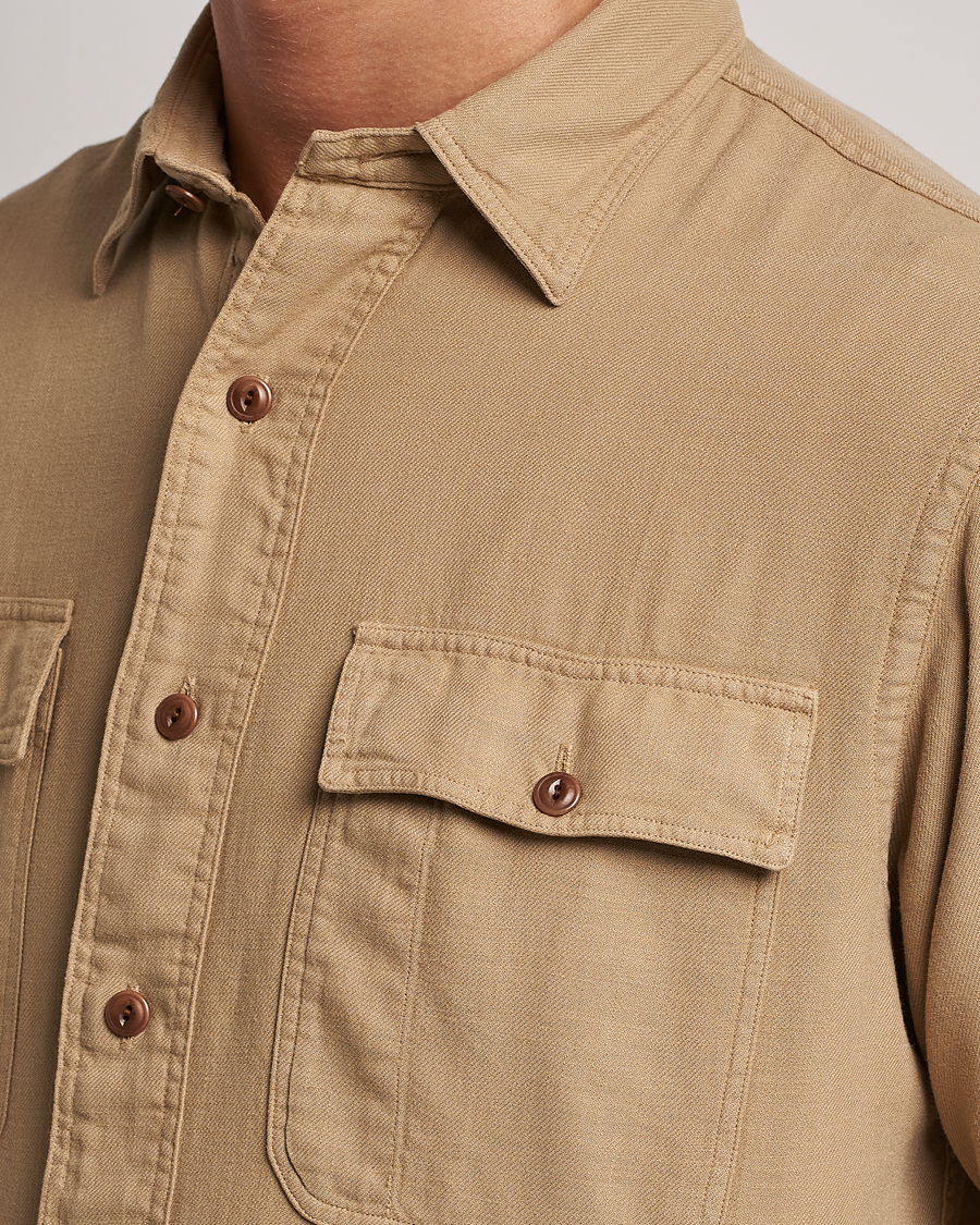 Men | Shirts | Polo Ralph Lauren | Cotton Overshirt Vintage Khaki