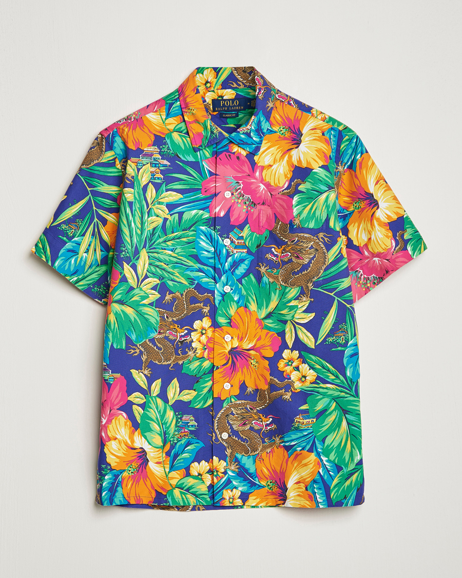 Men | Shirts | Polo Ralph Lauren | Printed Flower Short Sleeve Shirt Tropical