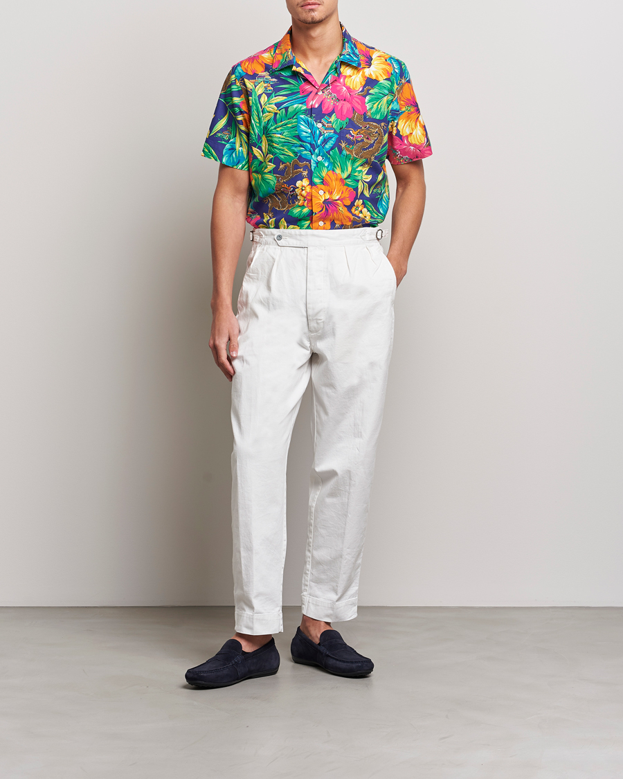 Men | Shirts | Polo Ralph Lauren | Printed Flower Short Sleeve Shirt Tropical