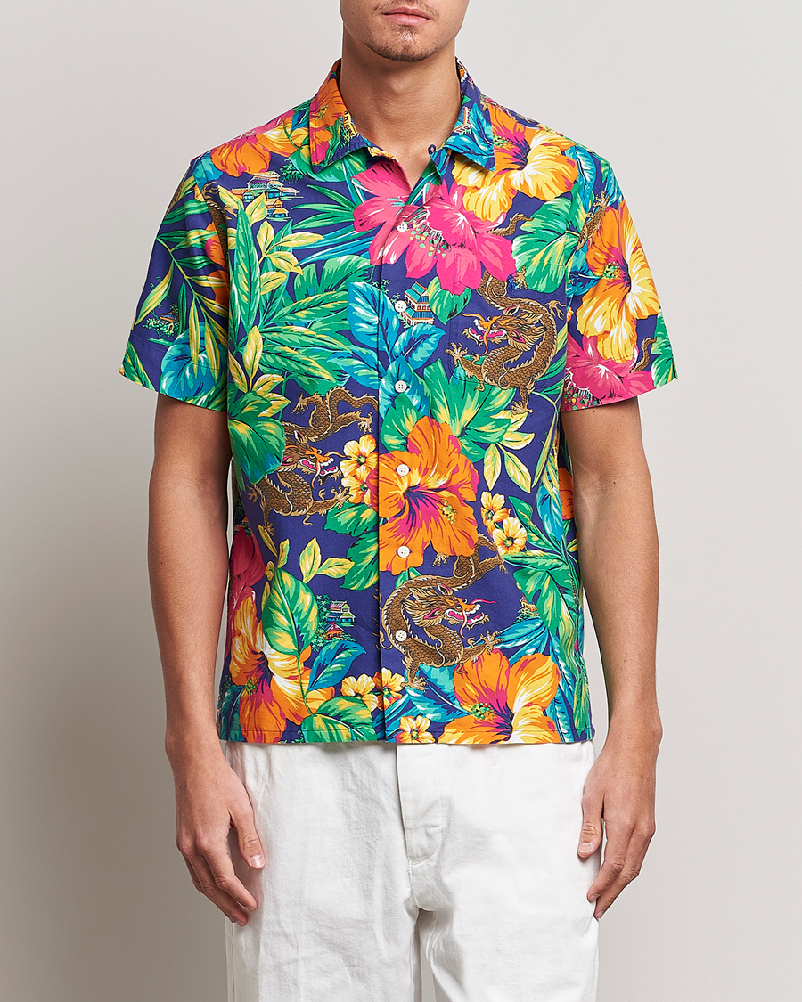 Men | Short Sleeve Shirts | Polo Ralph Lauren | Printed Flower Short Sleeve Shirt Tropical