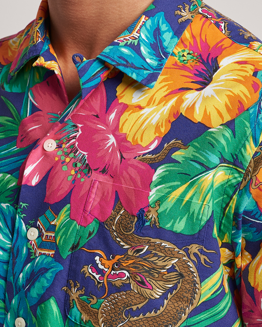 Men | Shirts | Polo Ralph Lauren | Printed Flower Short Sleeve Shirt Tropical