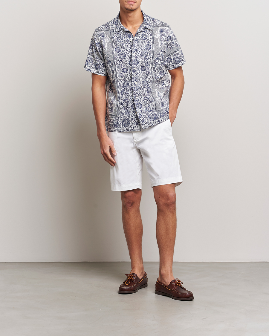 Men | Shirts | Polo Ralph Lauren | Printed Paisley Short Sleeve Shirt Blue