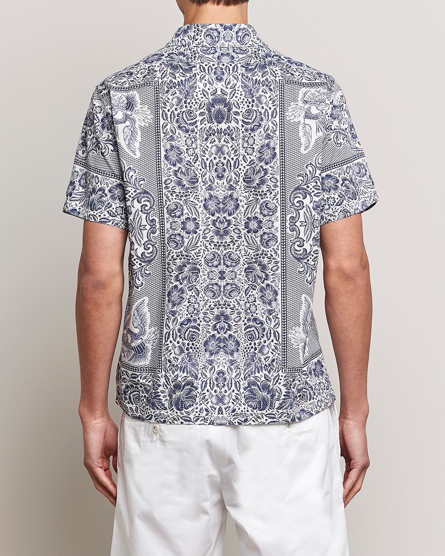 Men | Shirts | Polo Ralph Lauren | Printed Paisley Short Sleeve Shirt Blue