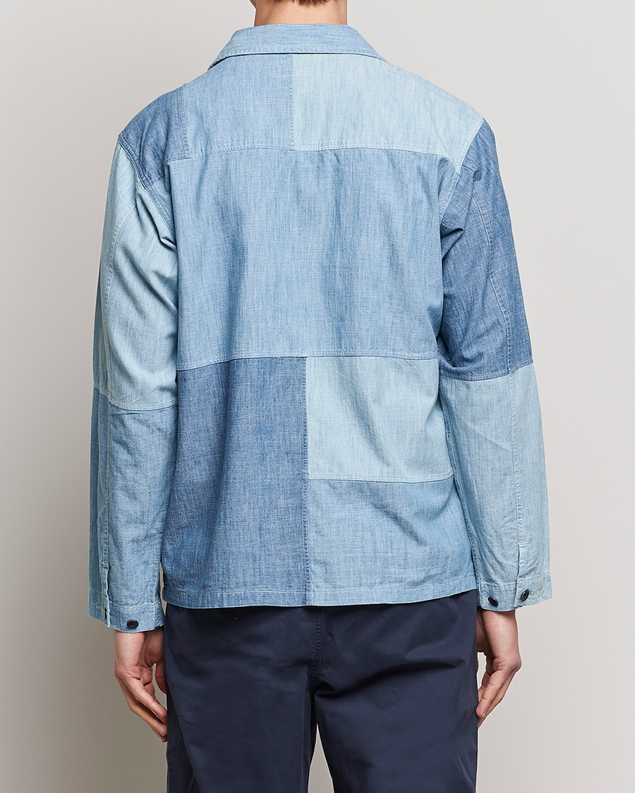 Men | Coats & Jackets | Polo Ralph Lauren | Patchwork Denim Shirt Jacket Indigo