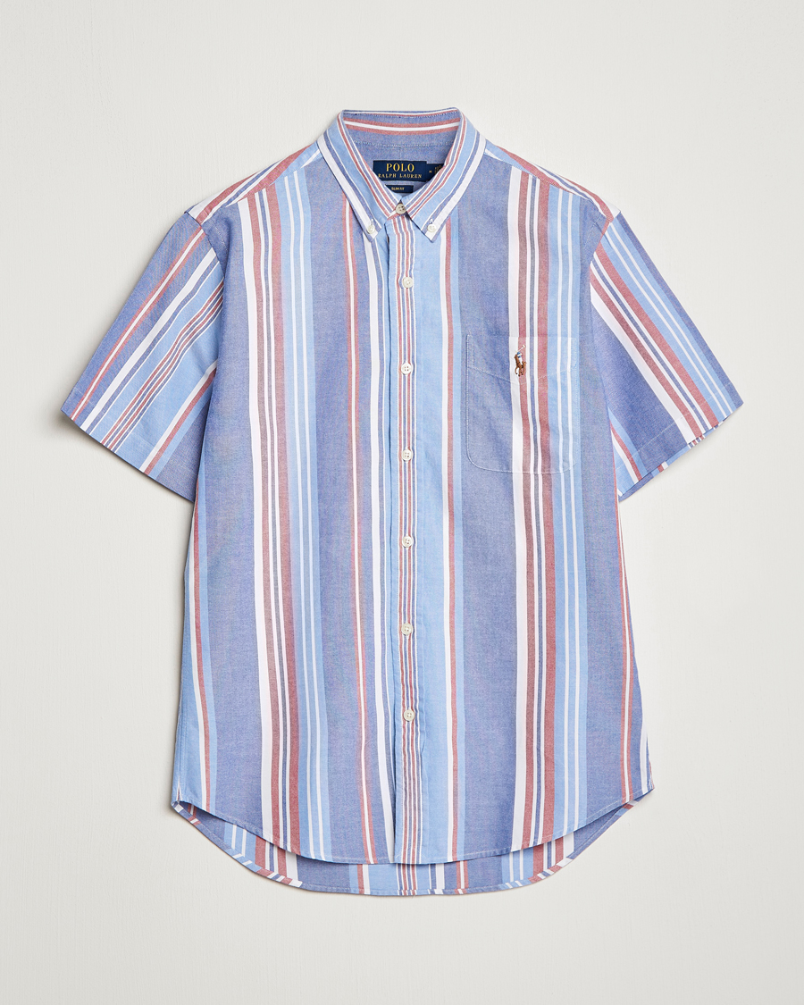 Men | Shirts | Polo Ralph Lauren | Striped Oxford Short Sleeve Shirt Multi