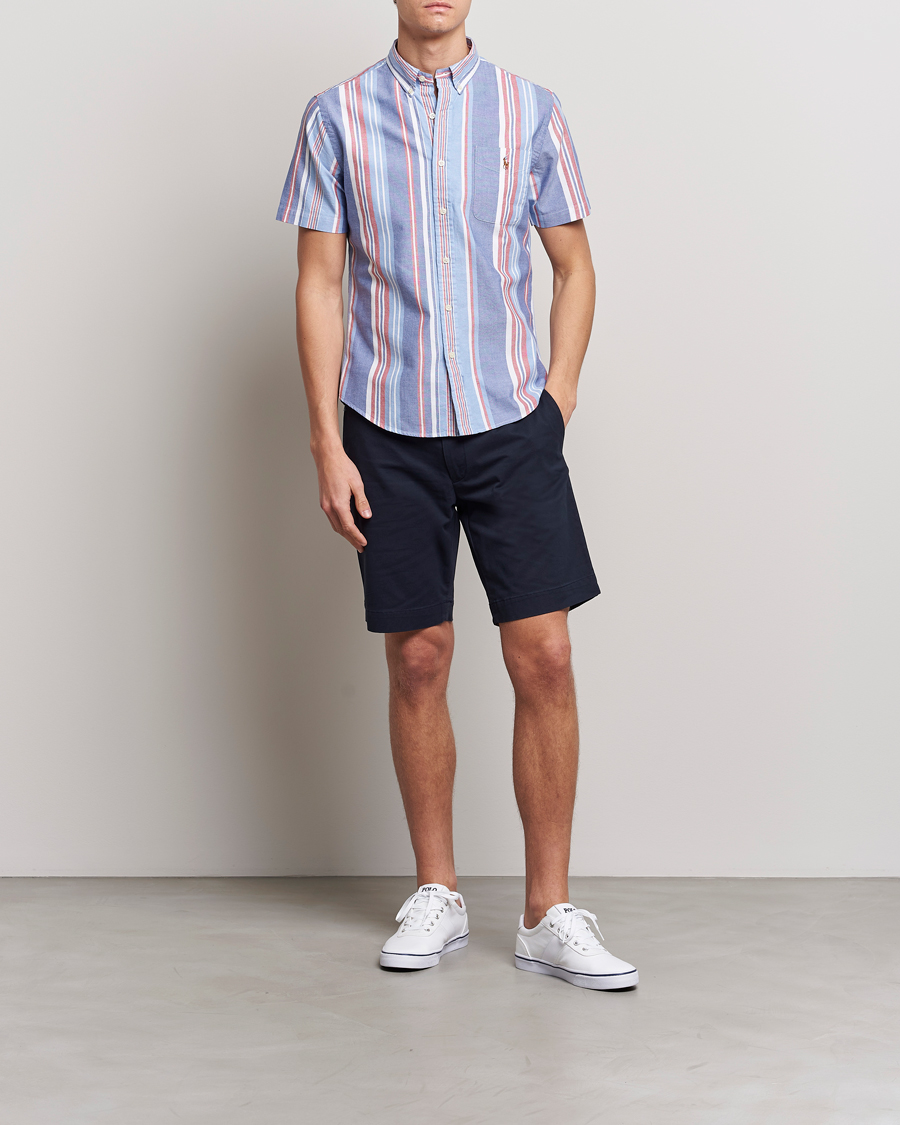 Men | Shirts | Polo Ralph Lauren | Striped Oxford Short Sleeve Shirt Multi