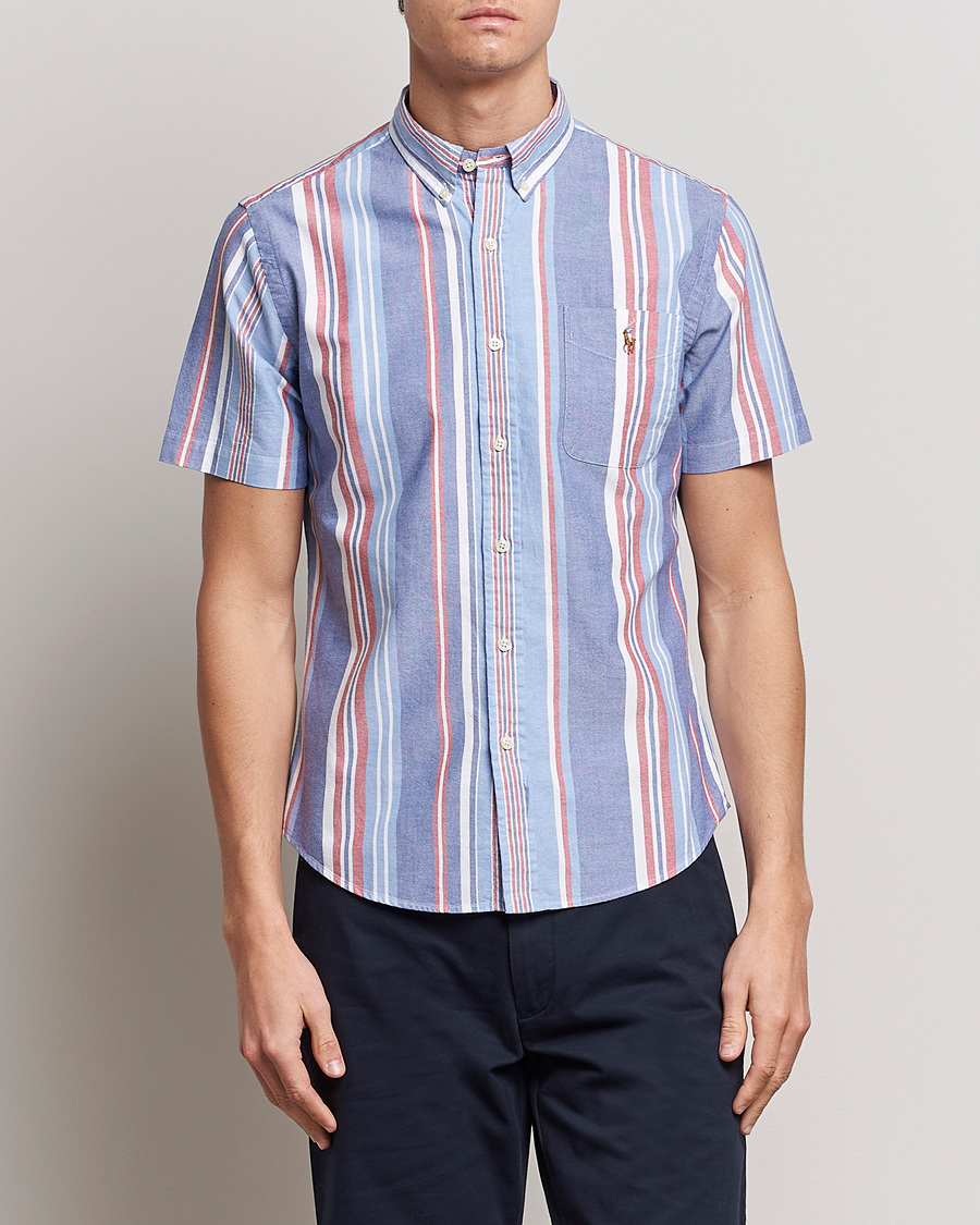 Men | Shirts | Polo Ralph Lauren | Striped Oxford Short Sleeve Shirt Multi