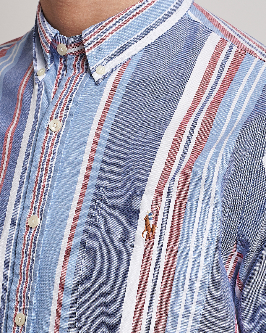 Men | Shirts | Polo Ralph Lauren | Striped Oxford Short Sleeve Shirt Multi