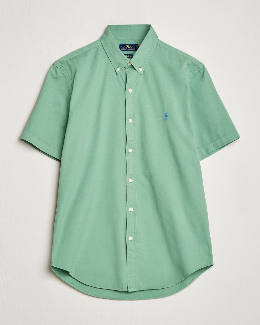 Men | Shirts | Polo Ralph Lauren | Twill Short Sleeve Shirt Faded Mint