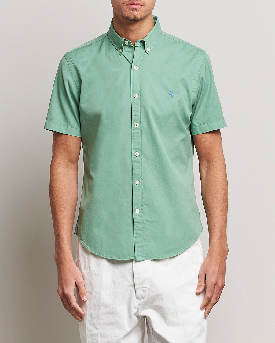 Men |  | Polo Ralph Lauren | Twill Short Sleeve Shirt Faded Mint