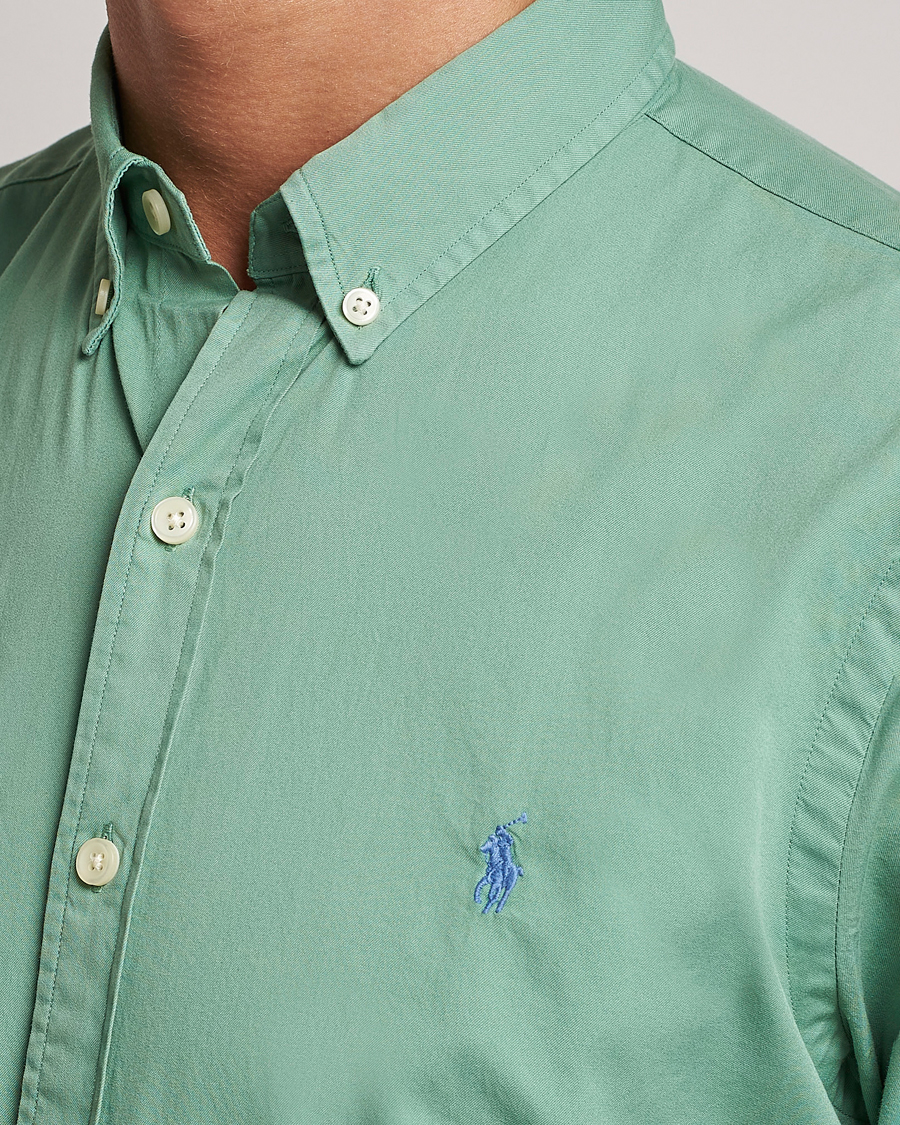 Men | Shirts | Polo Ralph Lauren | Twill Short Sleeve Shirt Faded Mint
