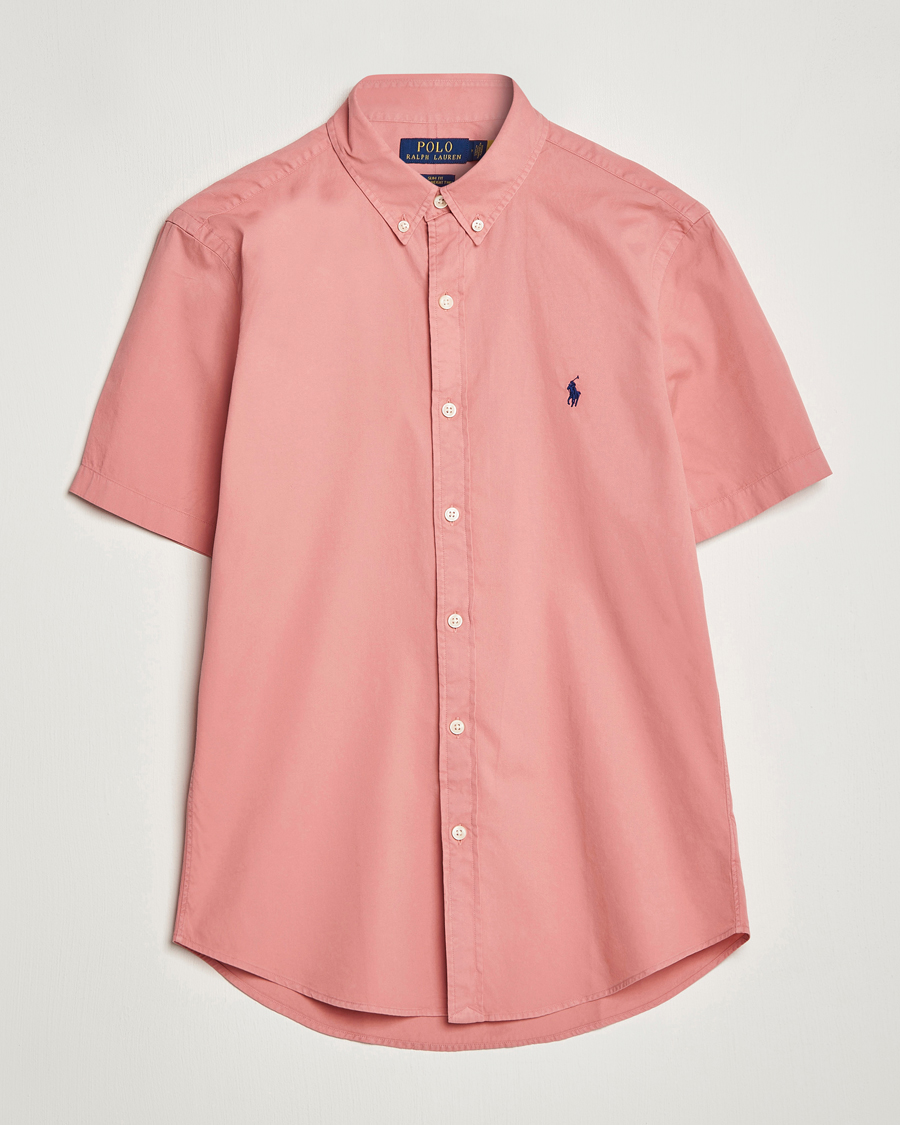 Men | Shirts | Polo Ralph Lauren | Twill Short Sleeve Shirt Desert Rose
