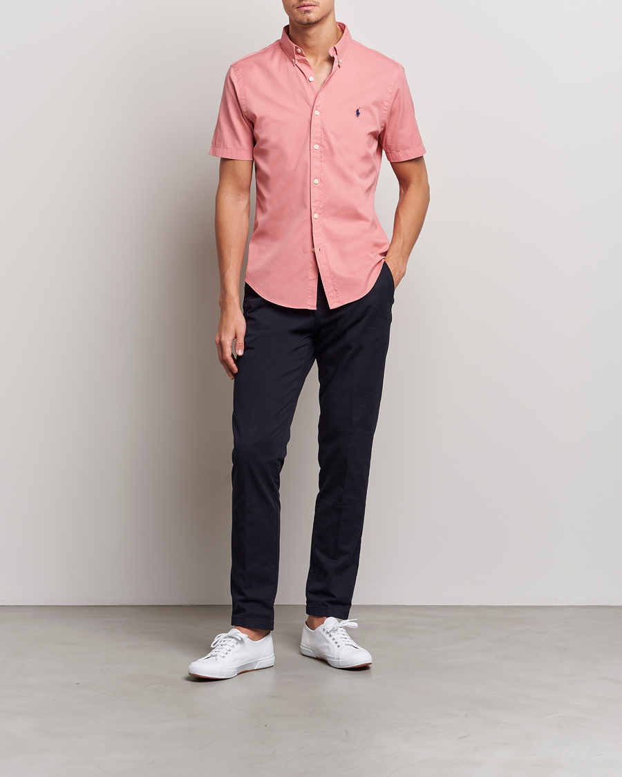 Men | Shirts | Polo Ralph Lauren | Twill Short Sleeve Shirt Desert Rose