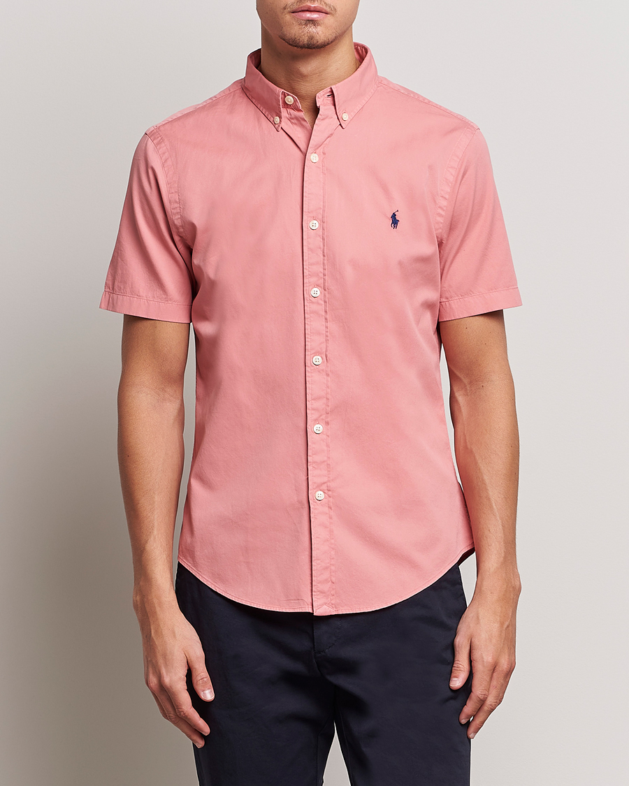 Men | Shirts | Polo Ralph Lauren | Twill Short Sleeve Shirt Desert Rose