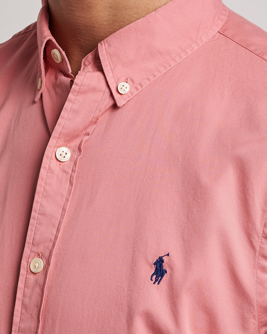 Men | Shirts | Polo Ralph Lauren | Twill Short Sleeve Shirt Desert Rose